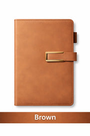Reflective Leather A5 Journal – Lined, 200 Pages
