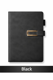 Reflective Leather A5 Journal – Lined, 200 Pages