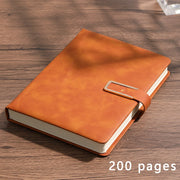 Reflective Leather A5 Journal – Lined, 200 Pages